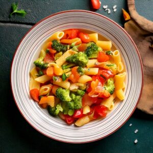 Pâtes aux Légumes Croquants